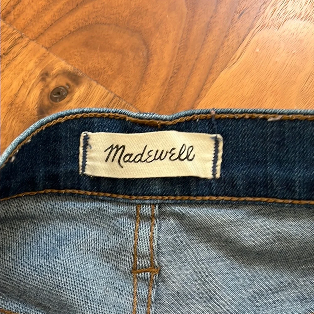 Madewell Cali Demi Boot Crop Women's Jeans Denim Back Seam 28 - Picture 2 of 7